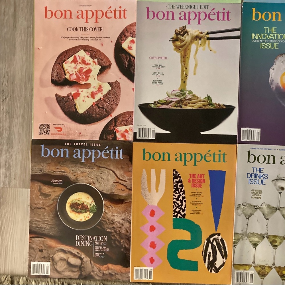 Lot 9 Bon Appetit Magazine 2025 2024 Jul Jun May Apr Mar Feb Jan Dec Nov Oct Sep - Picture 2 of 5